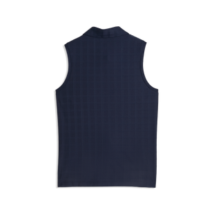 Women's Plaid Knit Sleeveless Polo PUMA