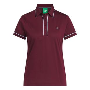 Polo &agrave; manches courtes uni pour femmes Originals ADIDAS