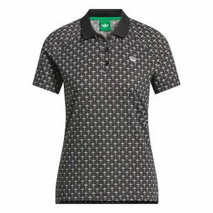 Women's Originals All Over Trefoil Short Sleeve Polo ADIDAS