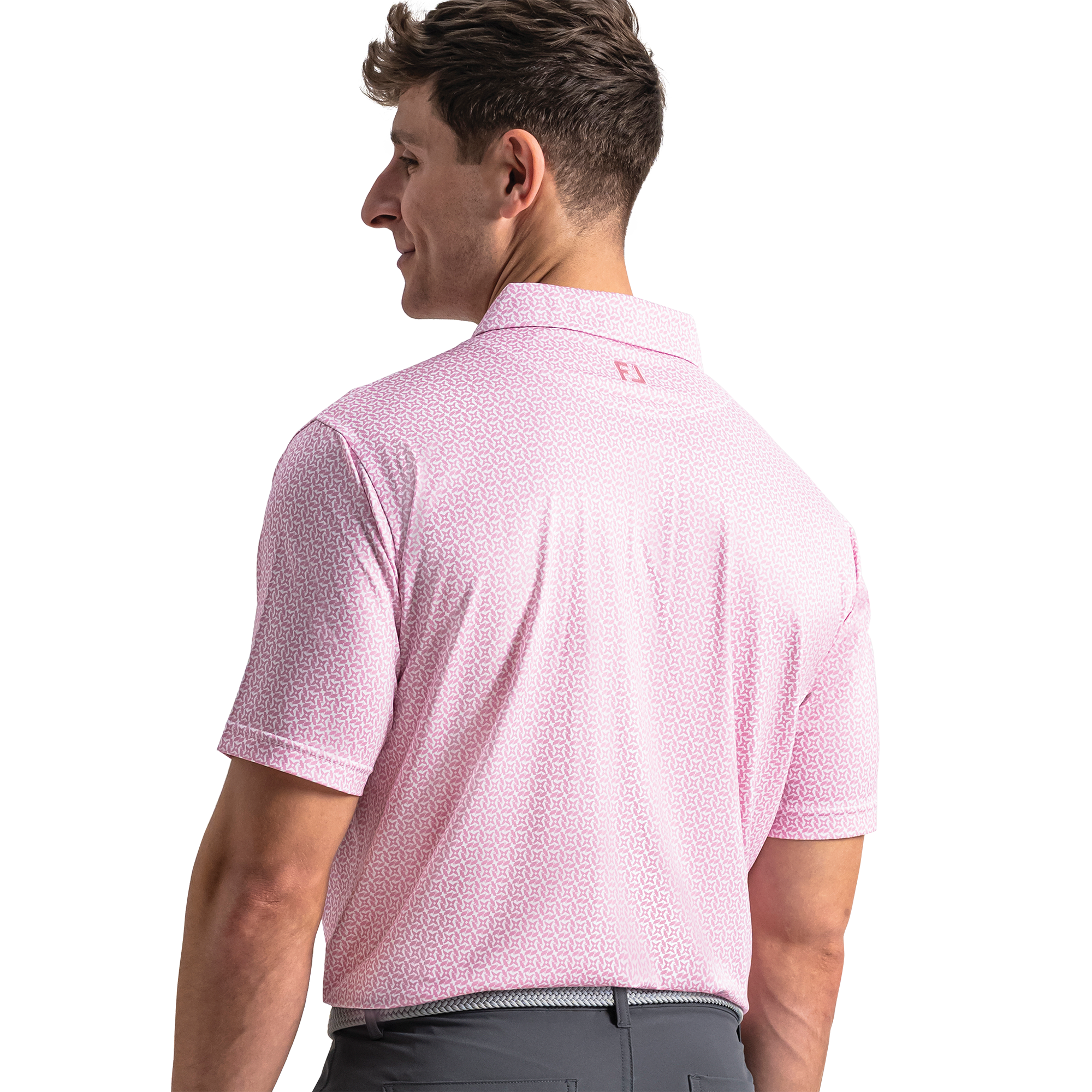 Men's Club Cube Short Sleeve Polo