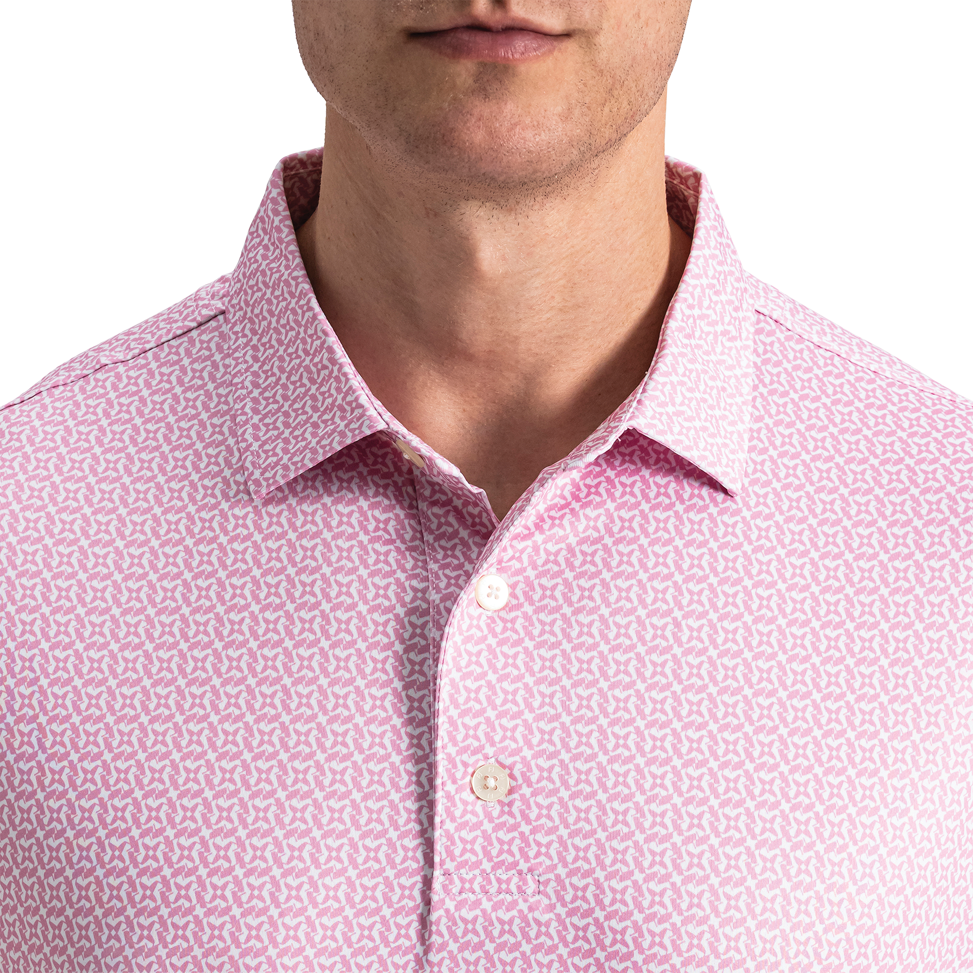 Men's Club Cube Short Sleeve Polo