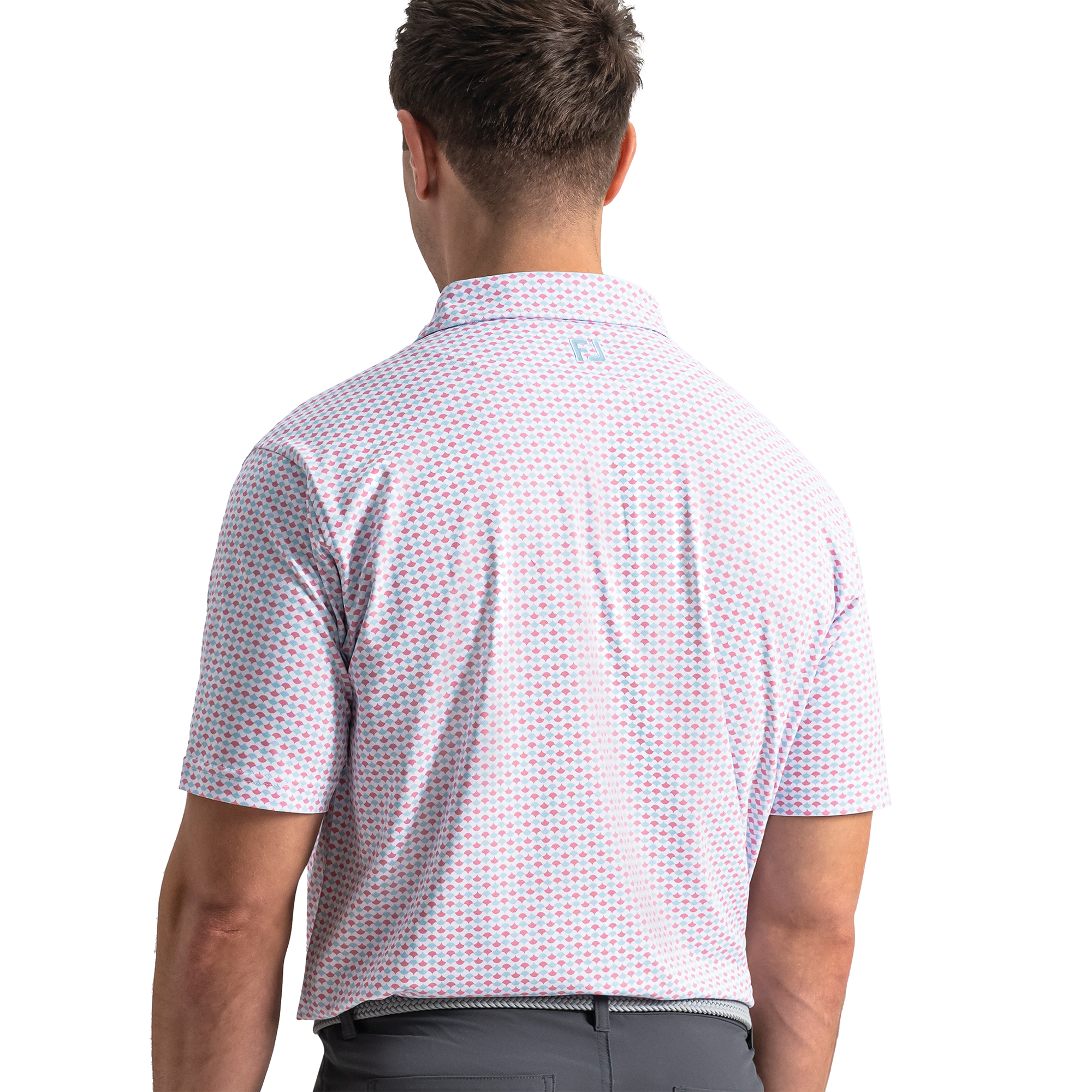 Men's Ginko Geo Short Sleeve Polo