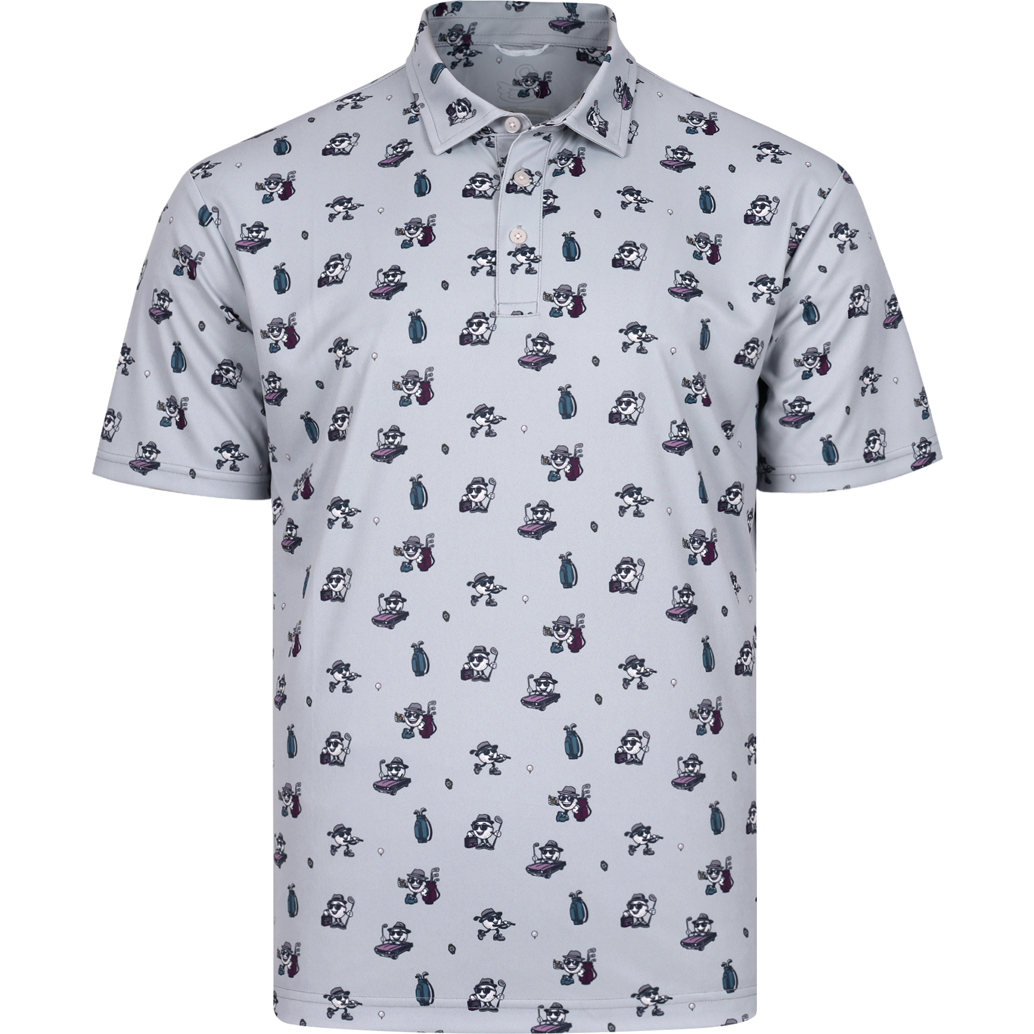 Men's Fedora Short Sleeve Polo