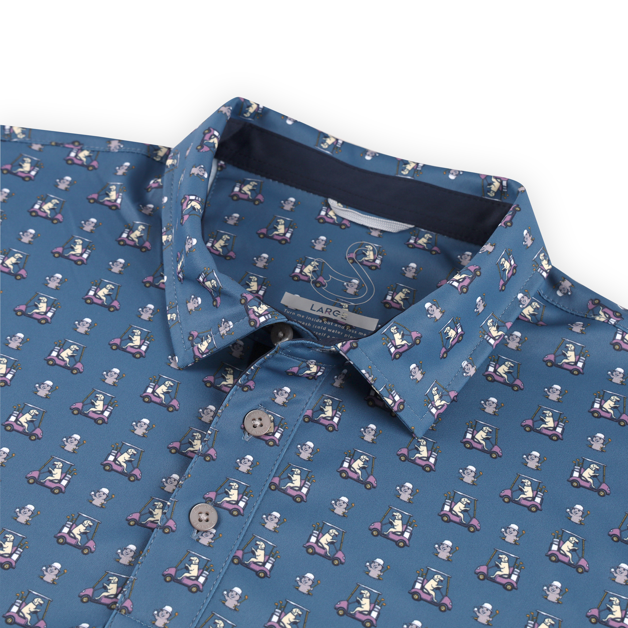 Men's Golden Short Sleeve Polo