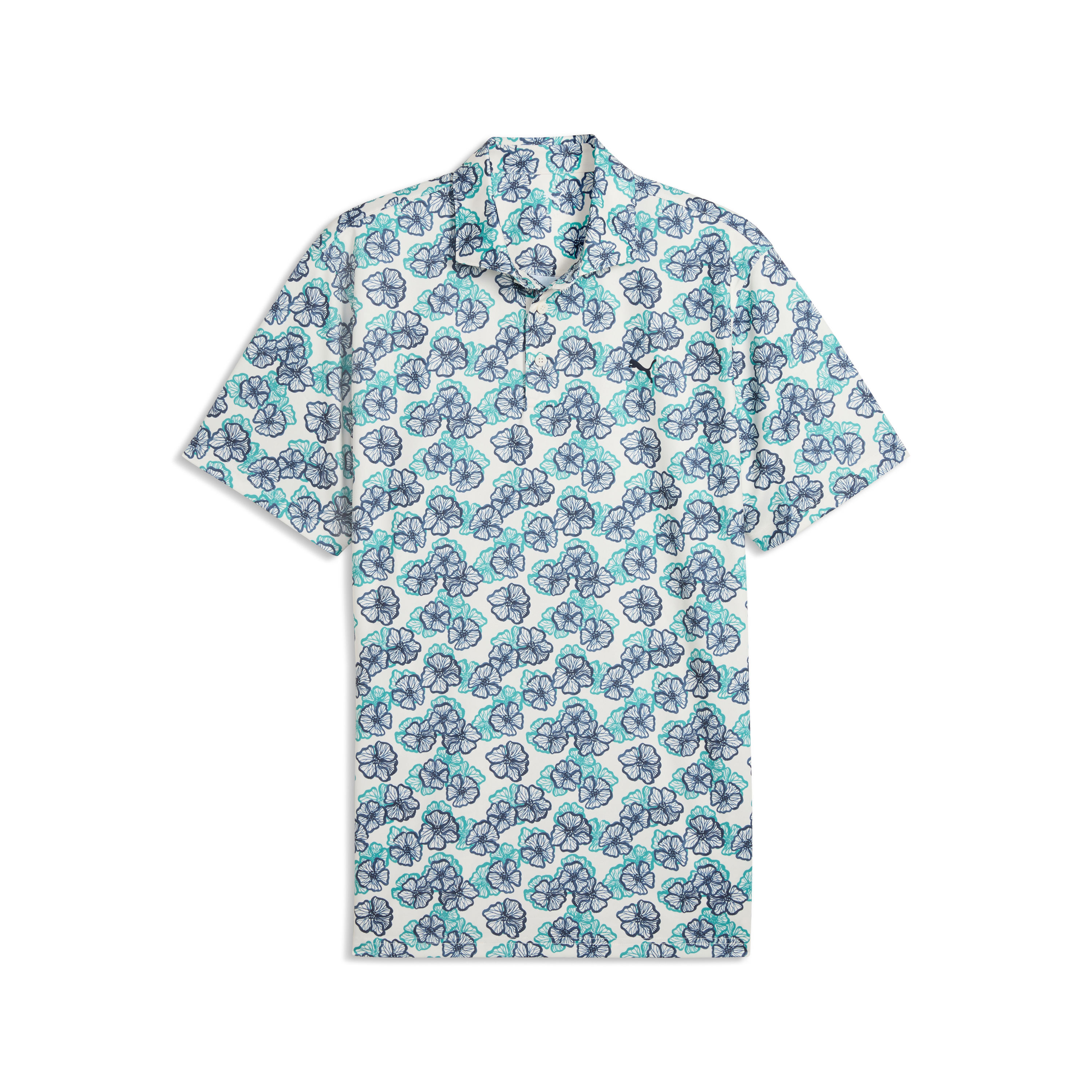 Men's Pure 3.0 Lake blossom Short Sleeve Polo