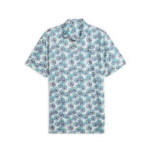 Men's Pure 3.0 Lake blossom Short Sleeve Polo PUMA