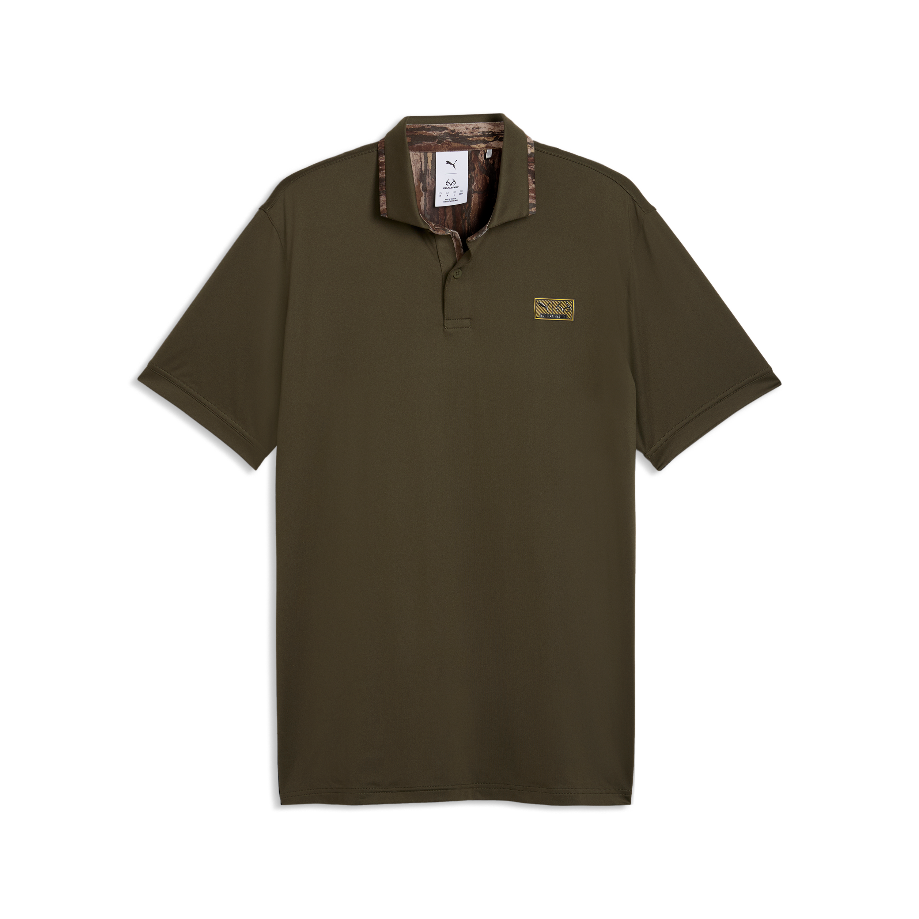 Men's Puma x REALTREE Solid Short Sleeve Polo