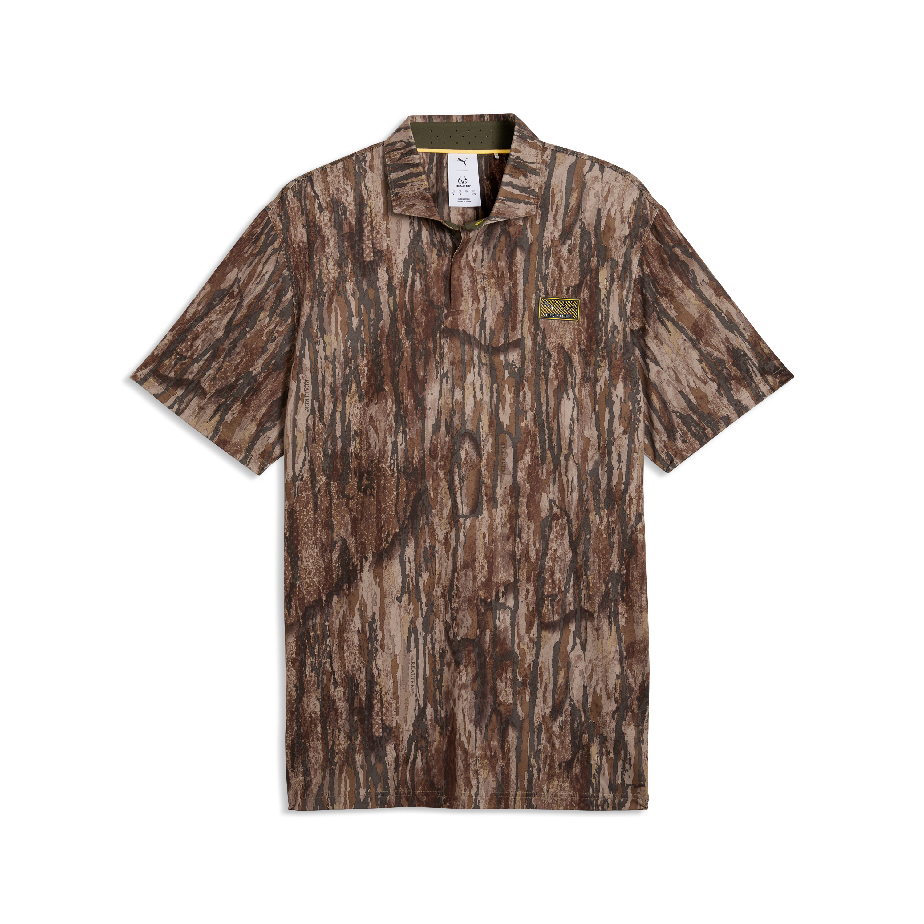 Men's Puma x REALTREE Camo Short Sleeve Polo