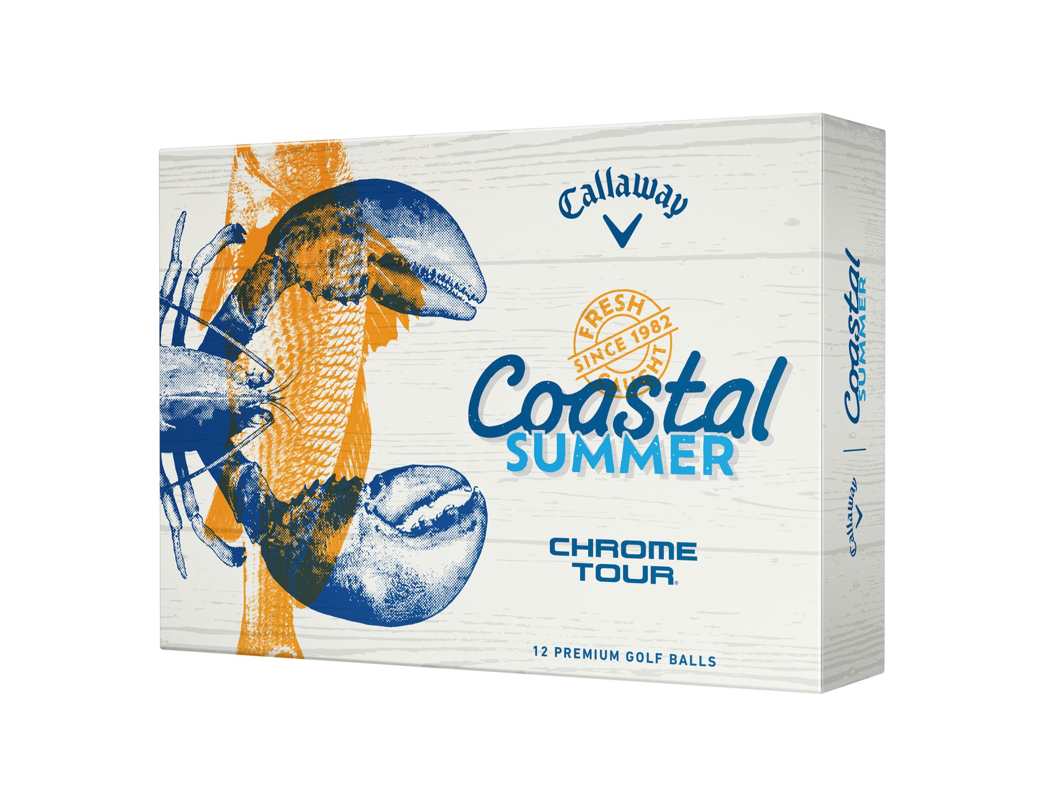Limited Edition - Chrome Tour Golf Balls - Costal Summer