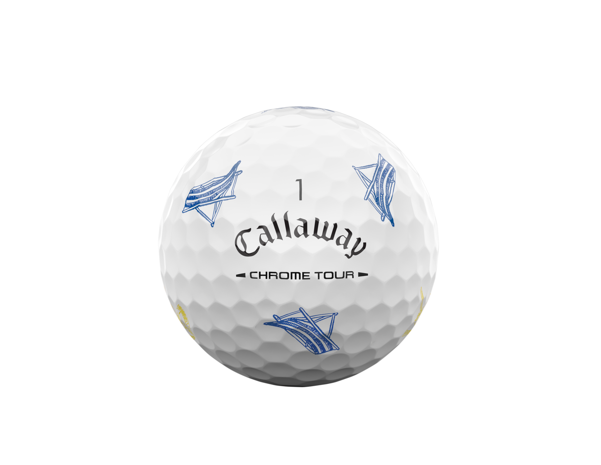 Limited Edition - Chrome Tour Golf Balls - Costal Summer