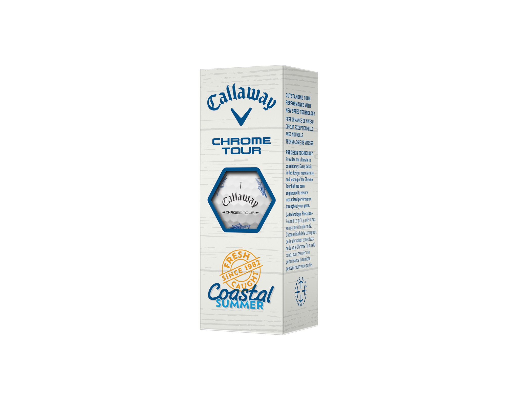 Limited Edition - Chrome Tour Golf Balls - Costal Summer