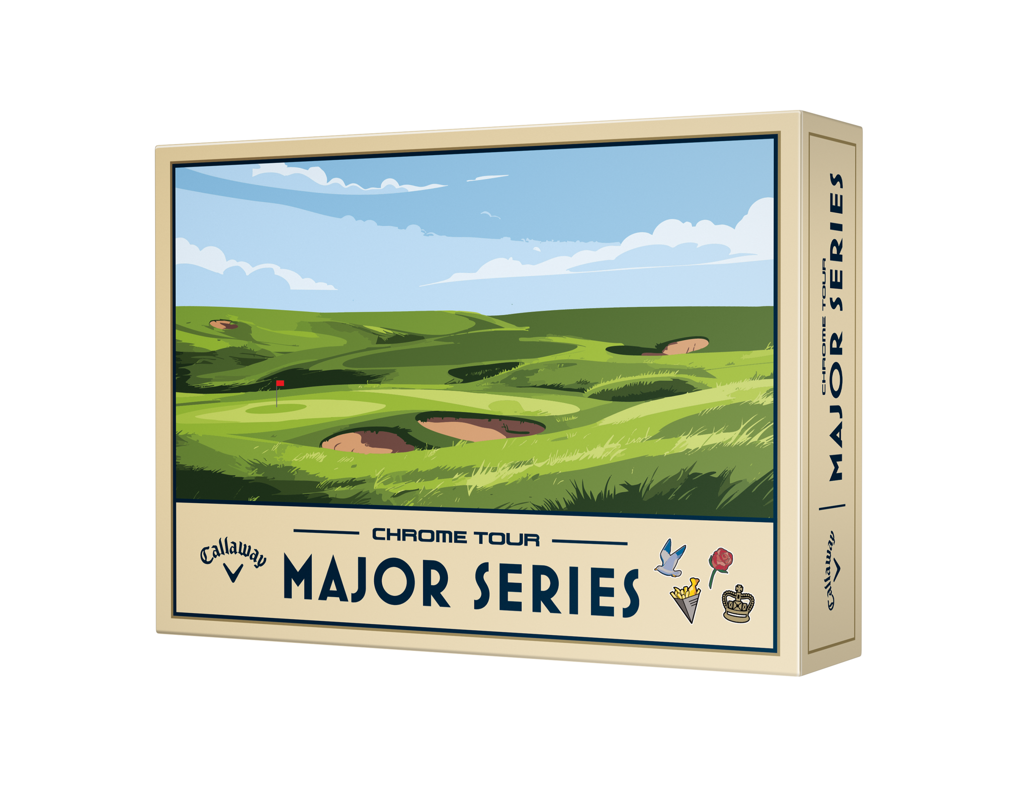 Limited Edition - Chrome Tour Golf Balls - July Open