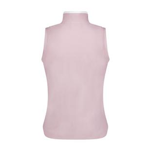 Polo sans manches uni &agrave; col Essential pour femmes PRO SHOP