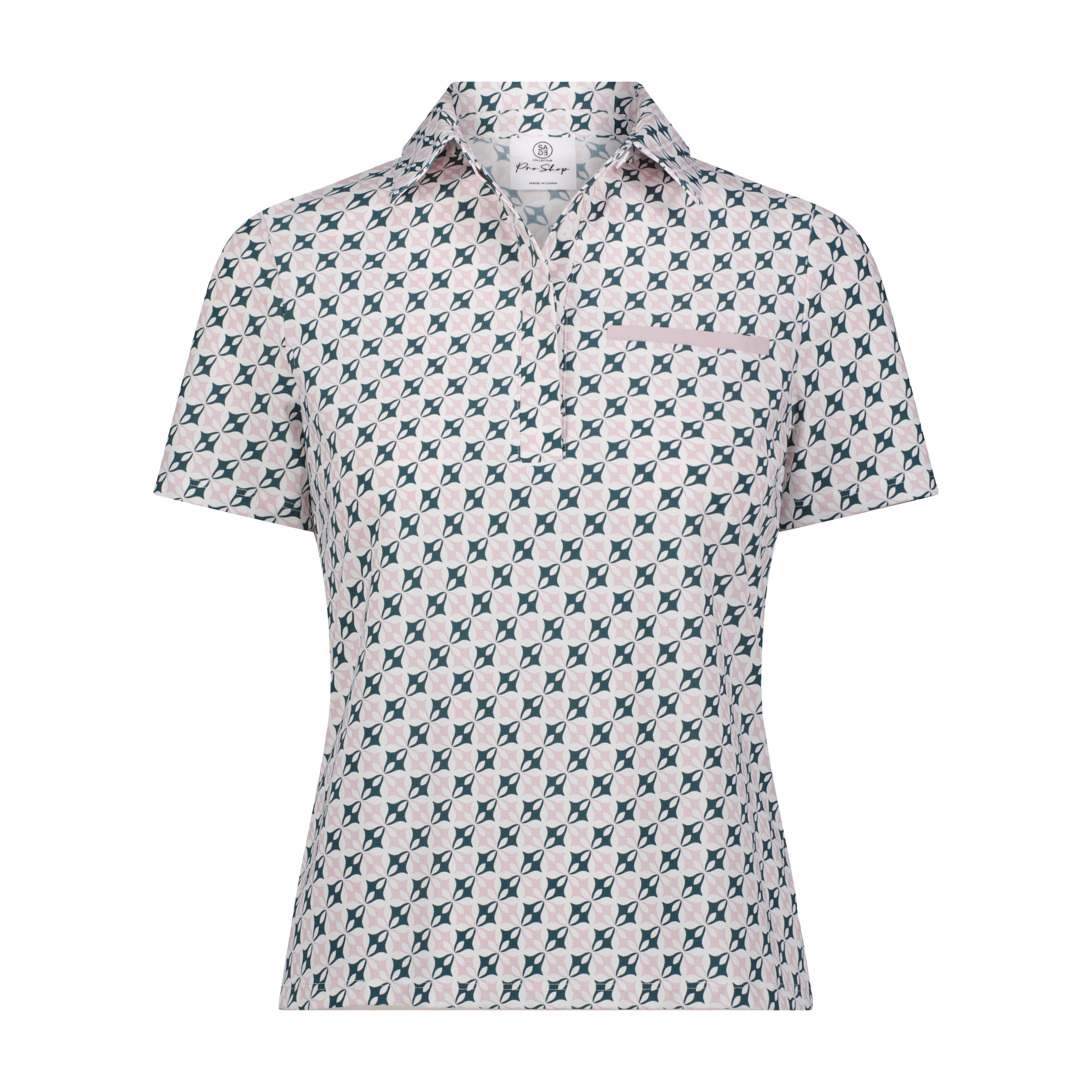 Women's 1/2 Zip Short Sleeve Polo