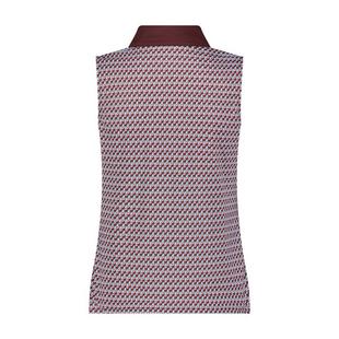 Women's Marley Split Neck Sleeveless Polo STELLA PARKER
