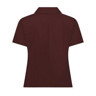 Women's Maria Side Ruched Short Sleeve Polo STELLA PARKER