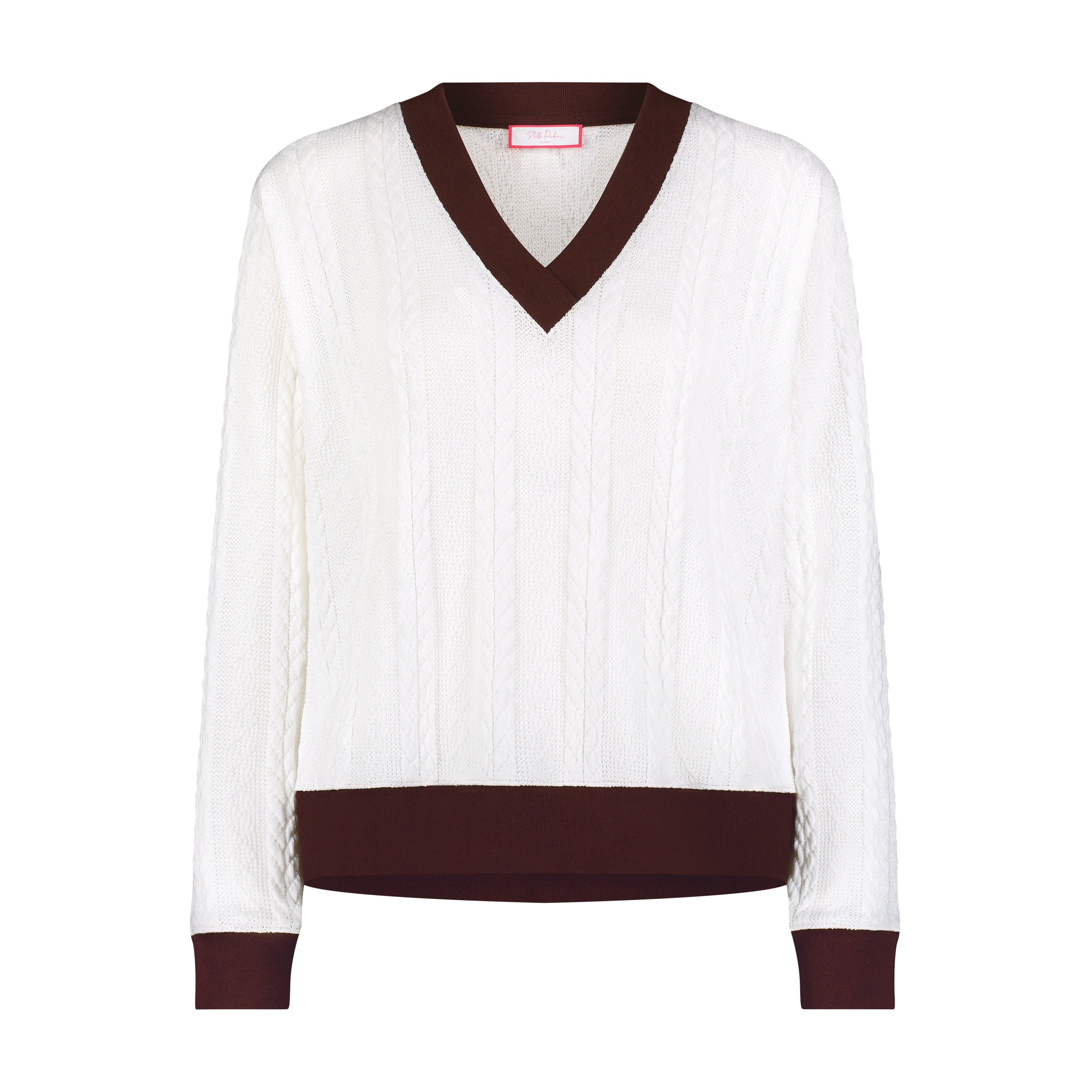 Women's Abby V Neck Pullover Sweater