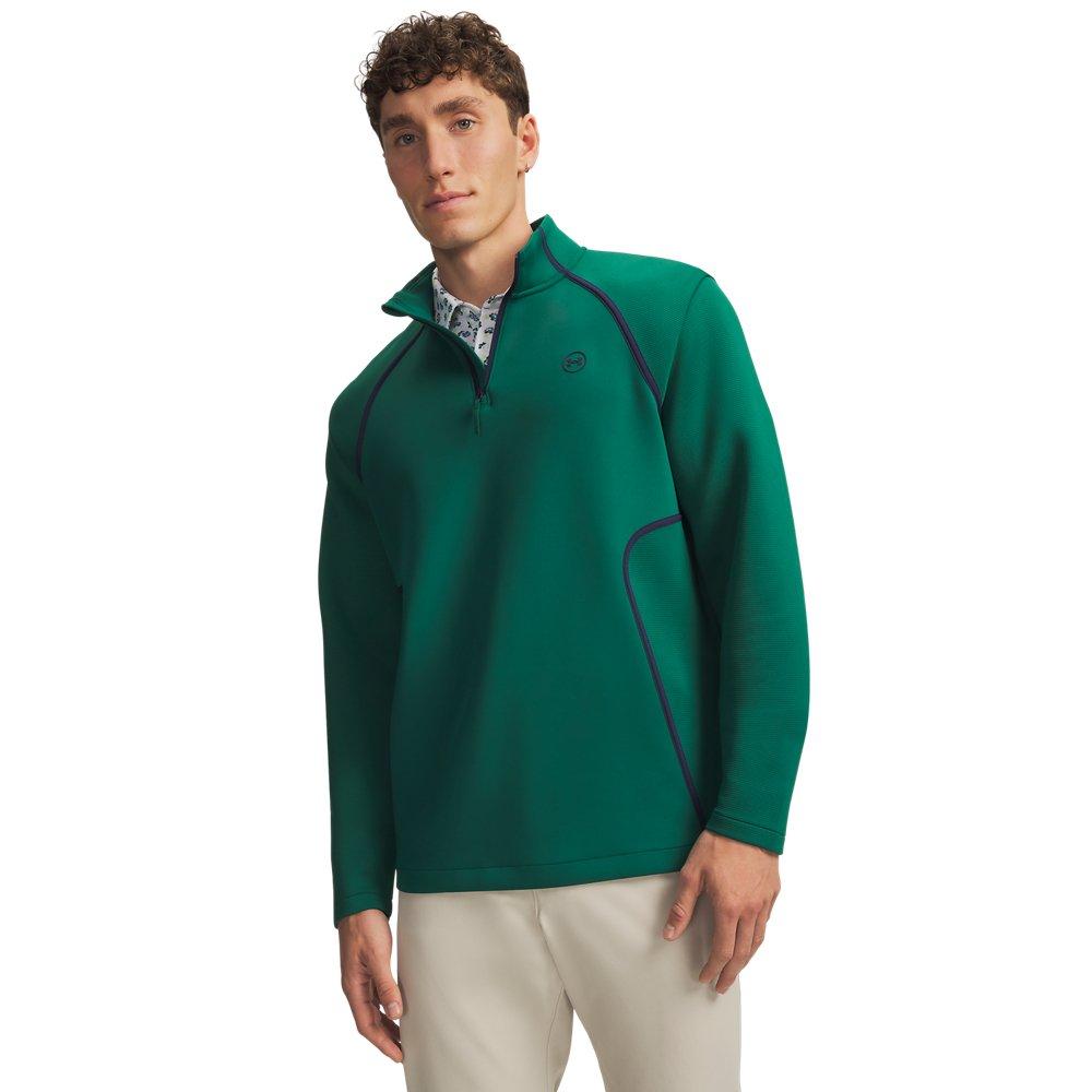 Under Armour | Men's UA Drive Midlayer 1/4 Zip Sweater | in Green, Size 2X