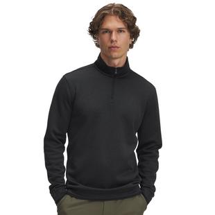 Chandail en molleton &agrave; fermeture &agrave; glissi&egrave;re 1/4 UA pour hommes UNDER ARMOUR