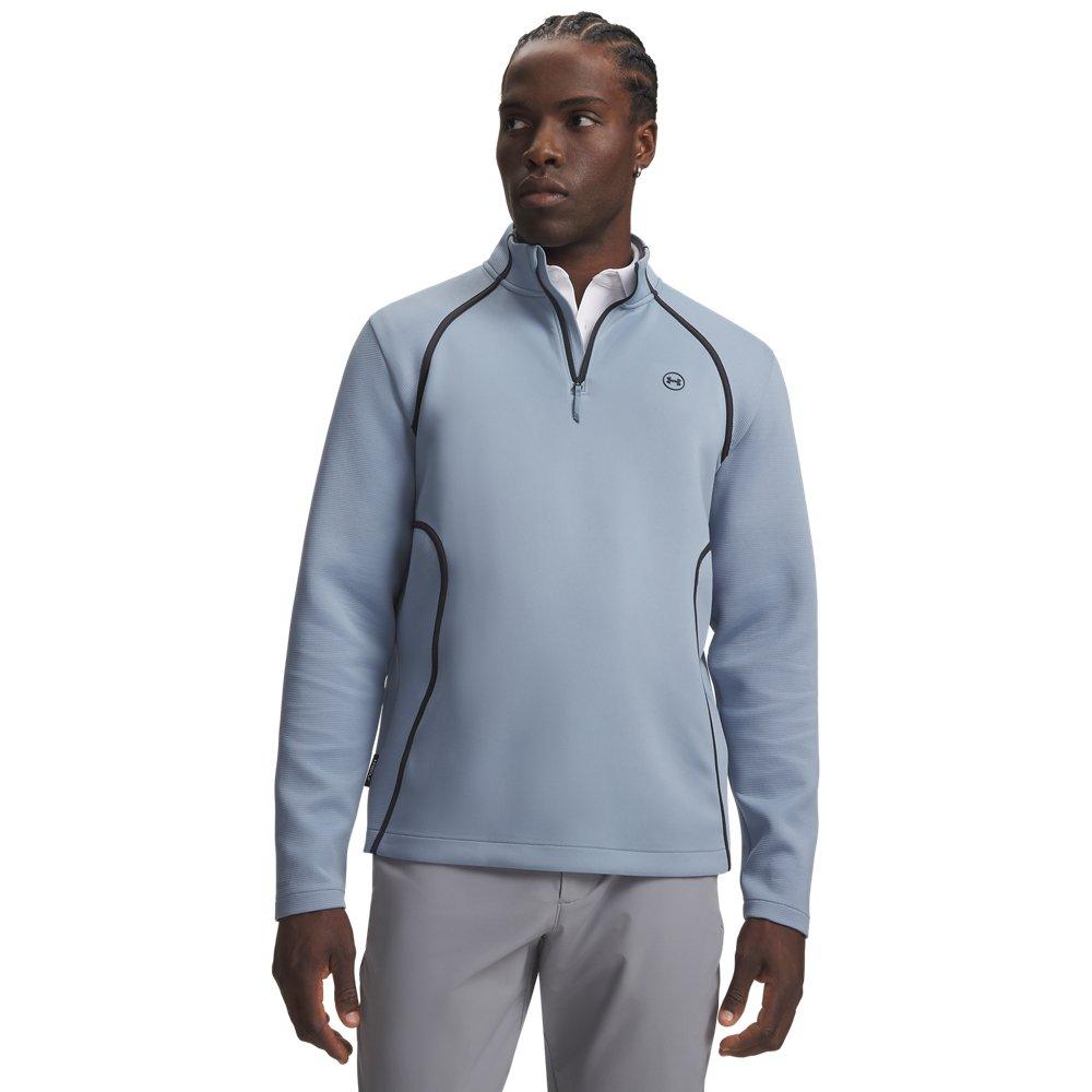 Under Armour | Men's UA Drive Midlayer 1/4 Zip Sweater | in Blue, Size 2X