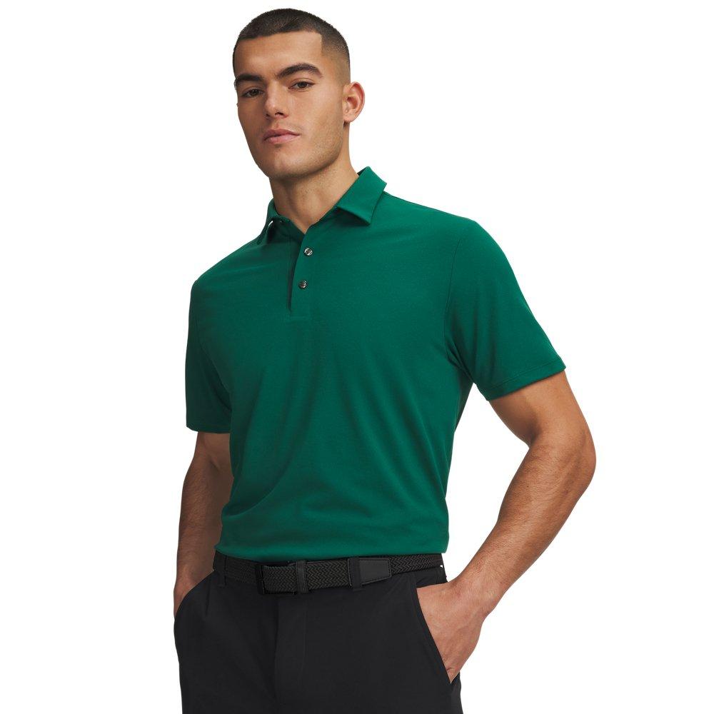 Under Armour | Men's UA ArmourDry Short Sleeve Polo Shirt | in Green, Size 3X