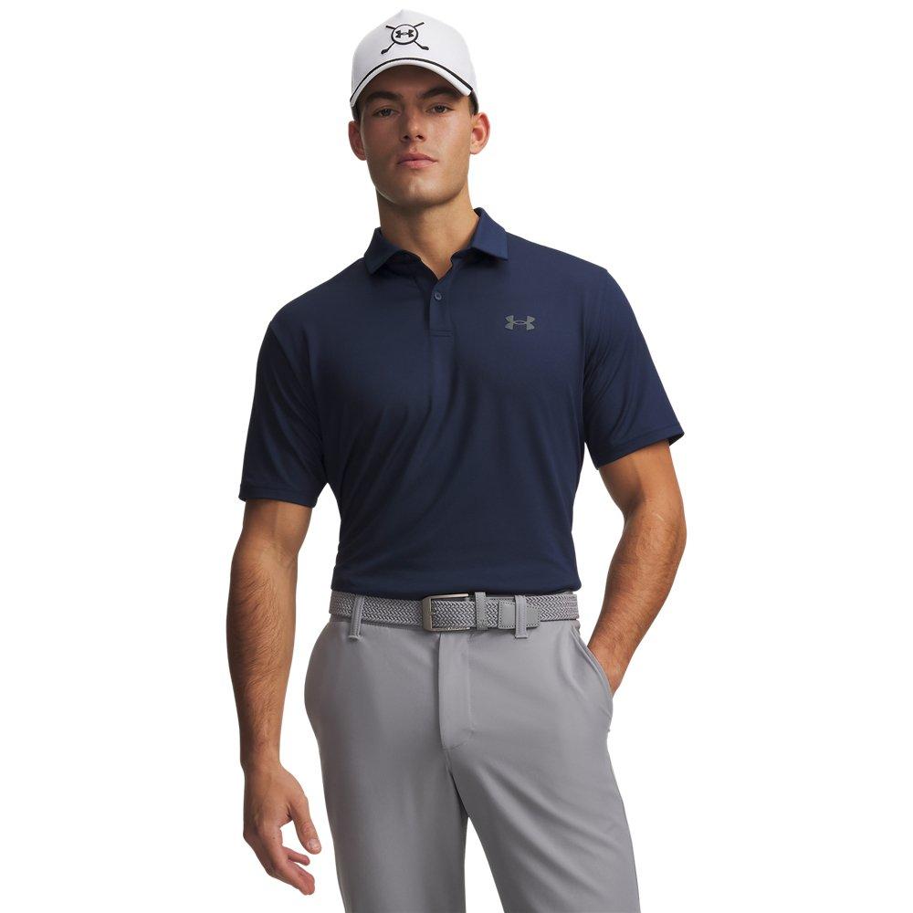 Under Armour | Men's UA Matchplay Short Sleeve Polo Shirt | in Navy, Size 2X