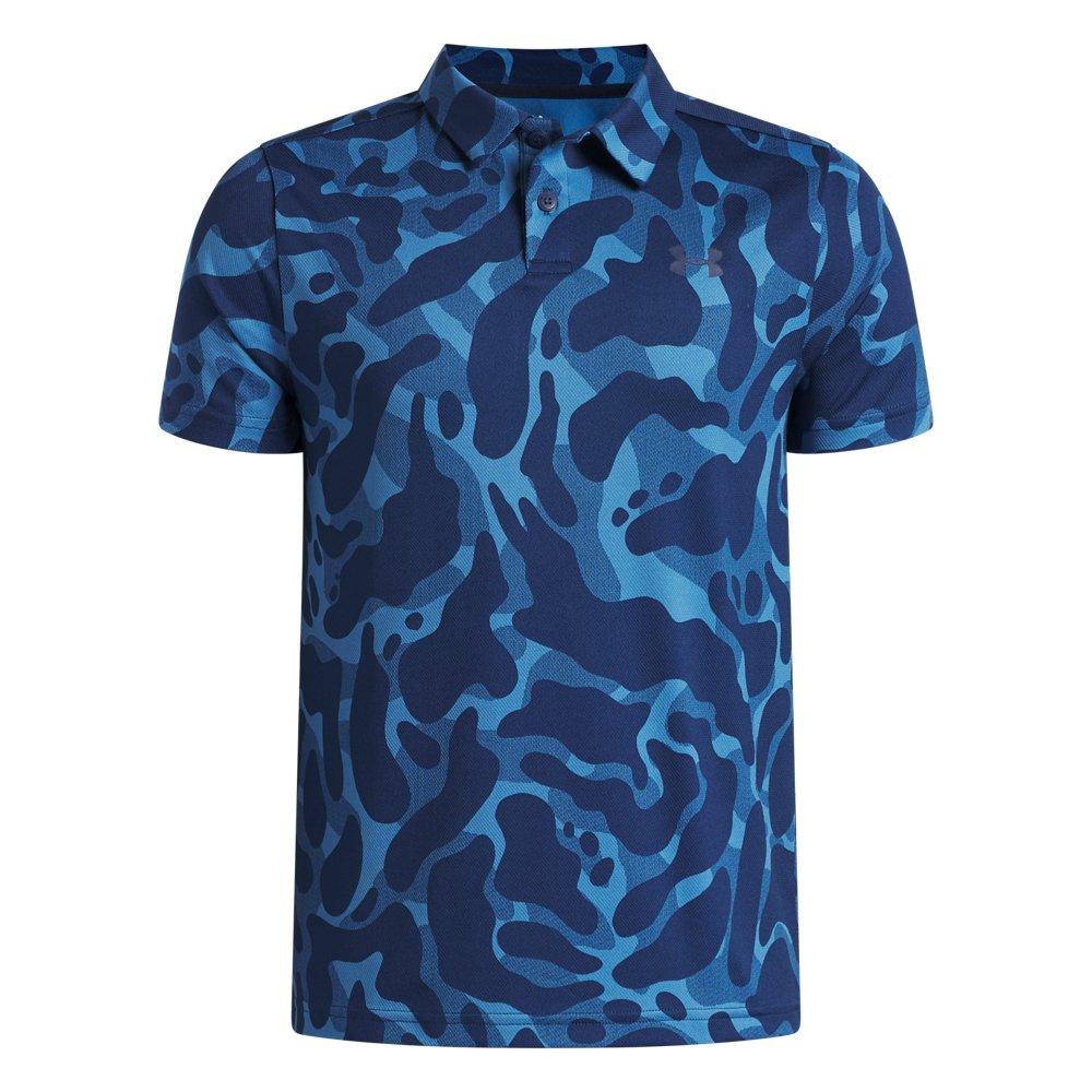 Boy's UA Matchplay Printed Short Sleeve Polo