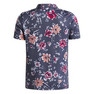 Polo imprim&eacute; UA Matchplay pour gar&ccedil;ons UNDER ARMOUR
