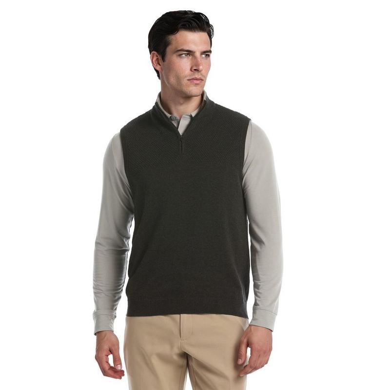 Men's Blister Stitch Yoke Vest