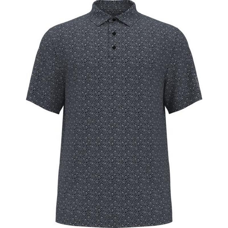 Men's Energized Abstract Floral Print Short Sleeve Polo