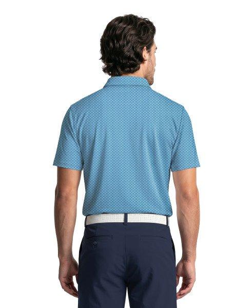 Men's Essential Geo Printed Short Sleeve Polo