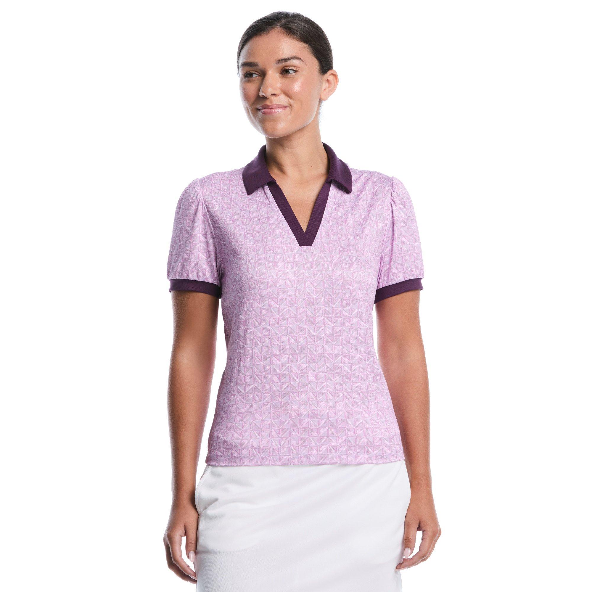 Women's Puff Sleeve Short Polo