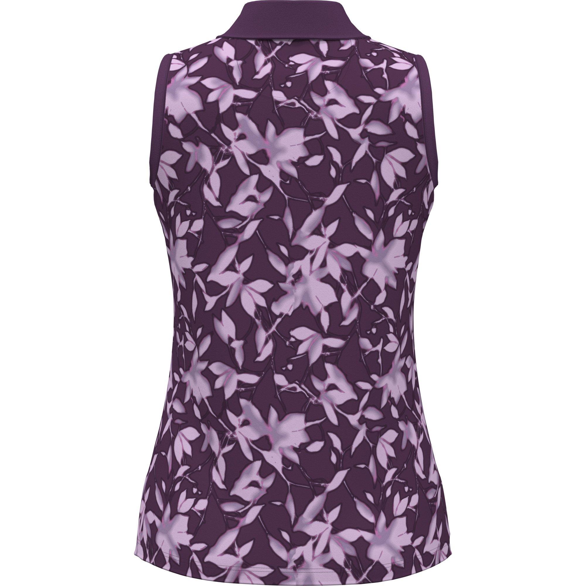 Women's Button Placket Sleeveless Polo
