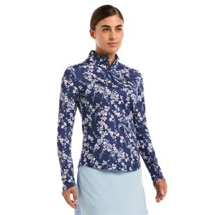 Chandail &agrave; fermeture &eacute;clair 1/4 Snowy Floral pour femmes CALLAWAY