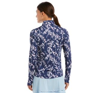 Chandail &agrave; fermeture &eacute;clair 1/4 Snowy Floral pour femmes CALLAWAY