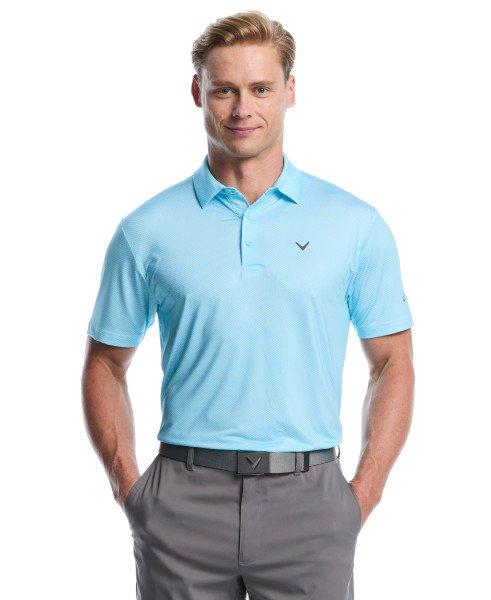 Men's Pro Spin Printed Heather Short Sleeve Polo