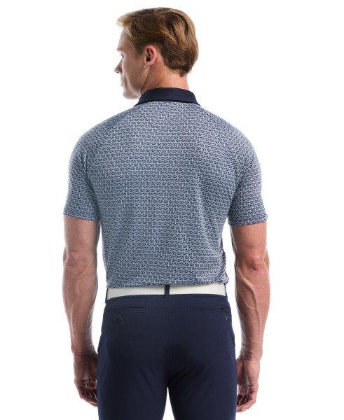Men's Callaway Geo Print Short Sleeve Polo