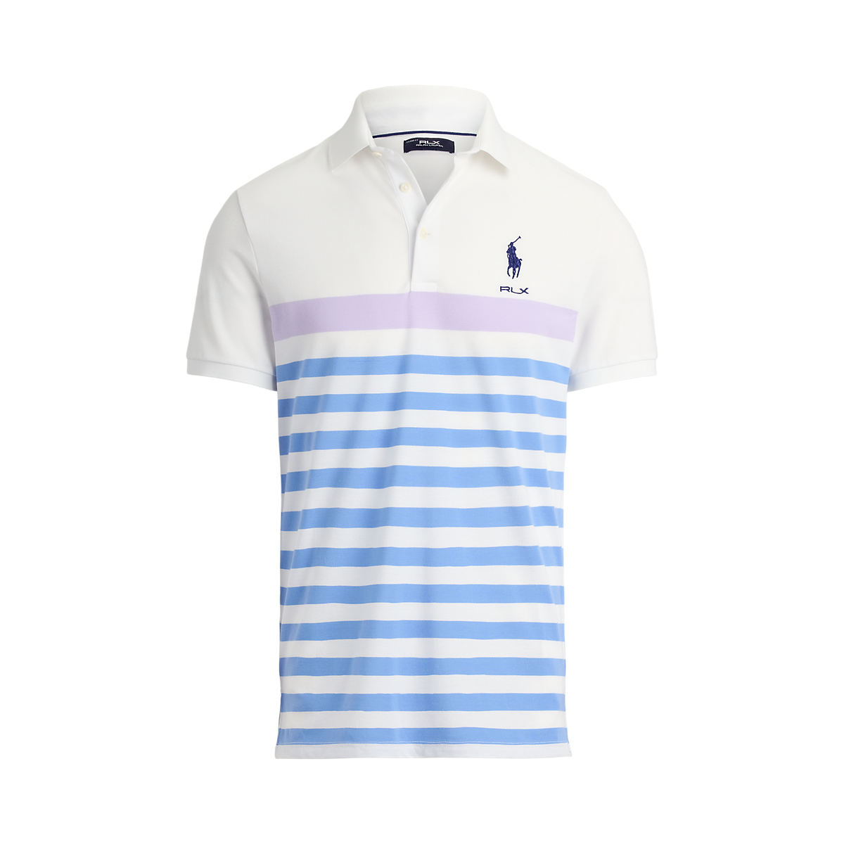 Short-Sleeve Performance Pique Stripe Polo