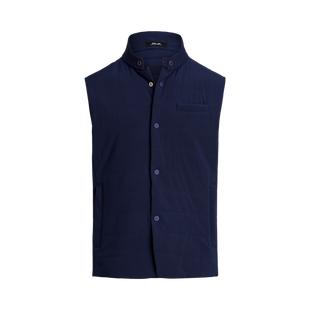 Veste sans manches &agrave; col montant avec boutons-pression et tissu extensible Tech RLX