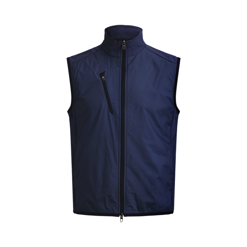 Men's Sleeveless Tech Terry Full-Zip Vest