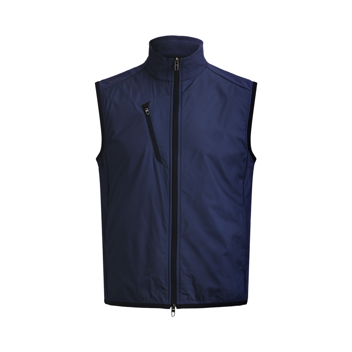 RLX | Men's Hybrid Full-Zip Vest, Refined Navy, Size Medium