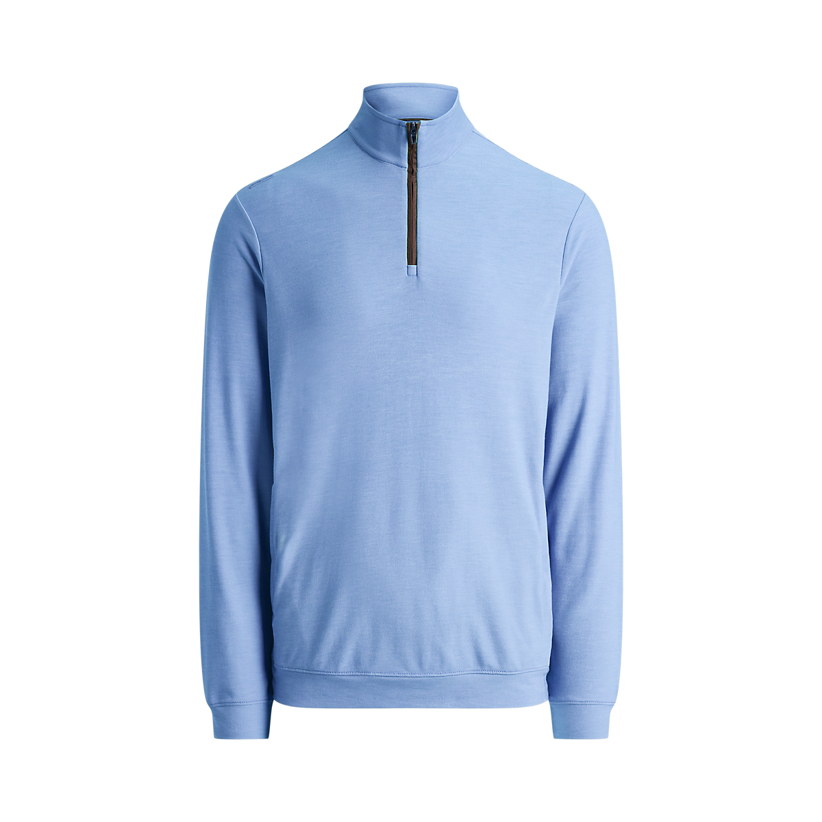 Long-Sleeve Movement Mesh Knit Covered 1/4 Zip Pullover
