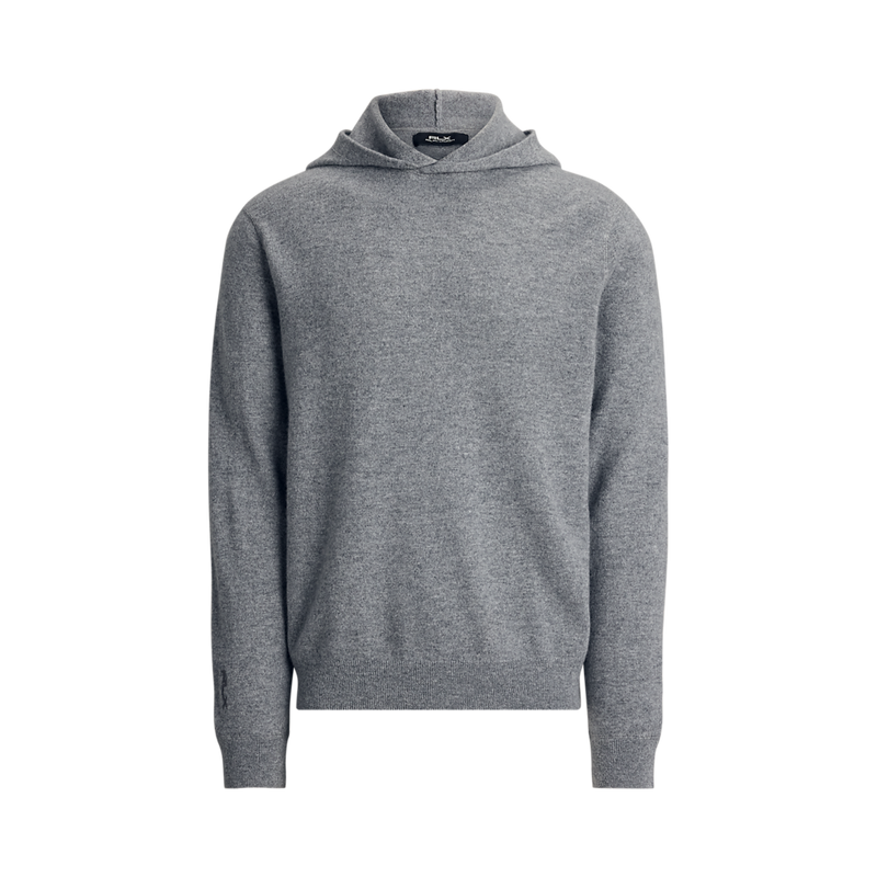 Men's Long-Sleeve Washable Cashmere Sweater Hoodie