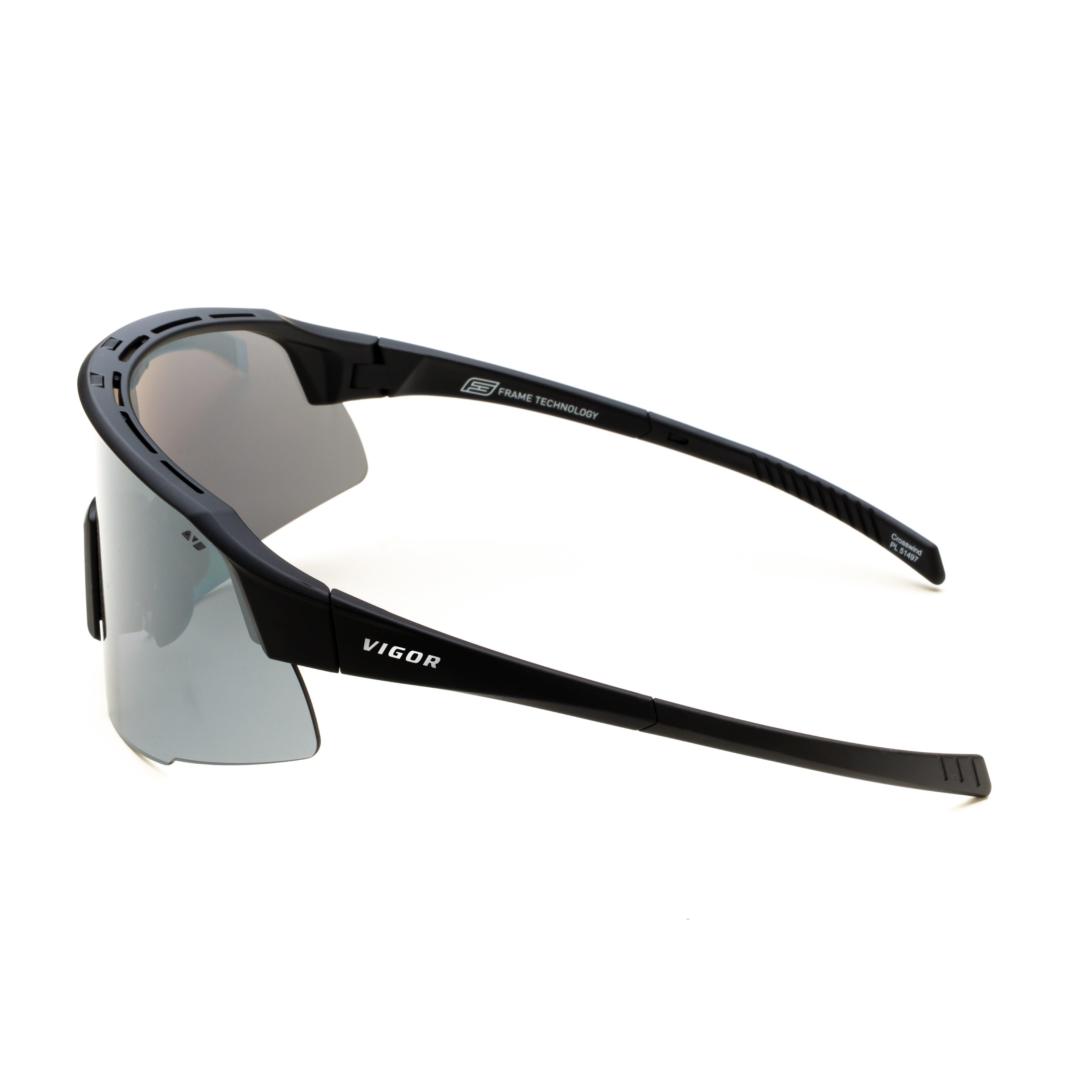 Crosswind Sunglasses - Black/Grey