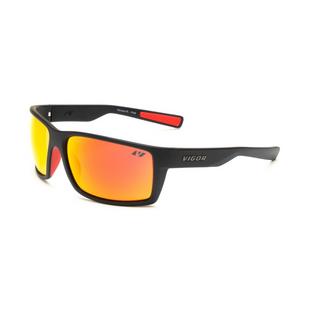 Lunettes de soleil Glencairn - Noir/Rouge VIGOR