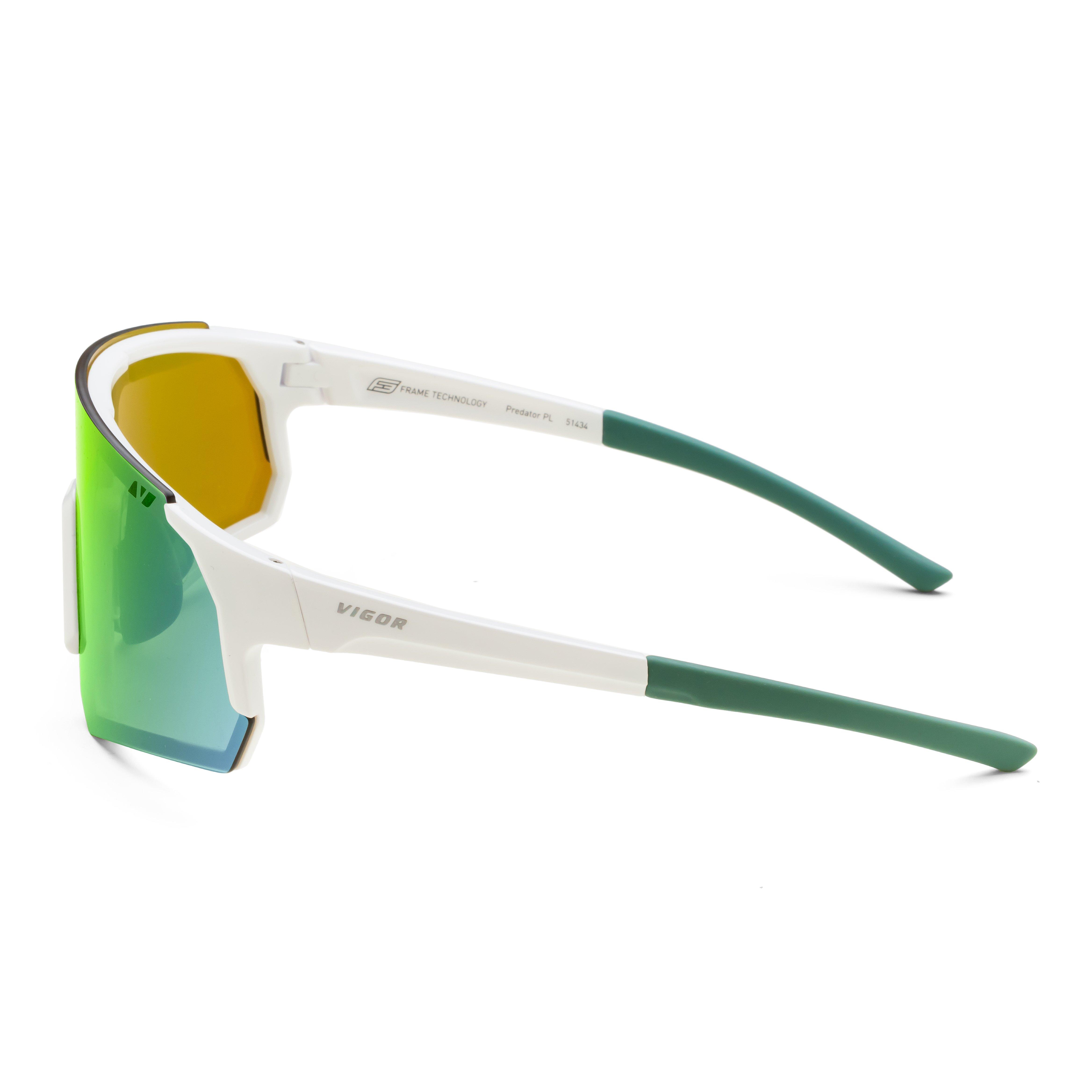 Predator Sunglasses - White/Green