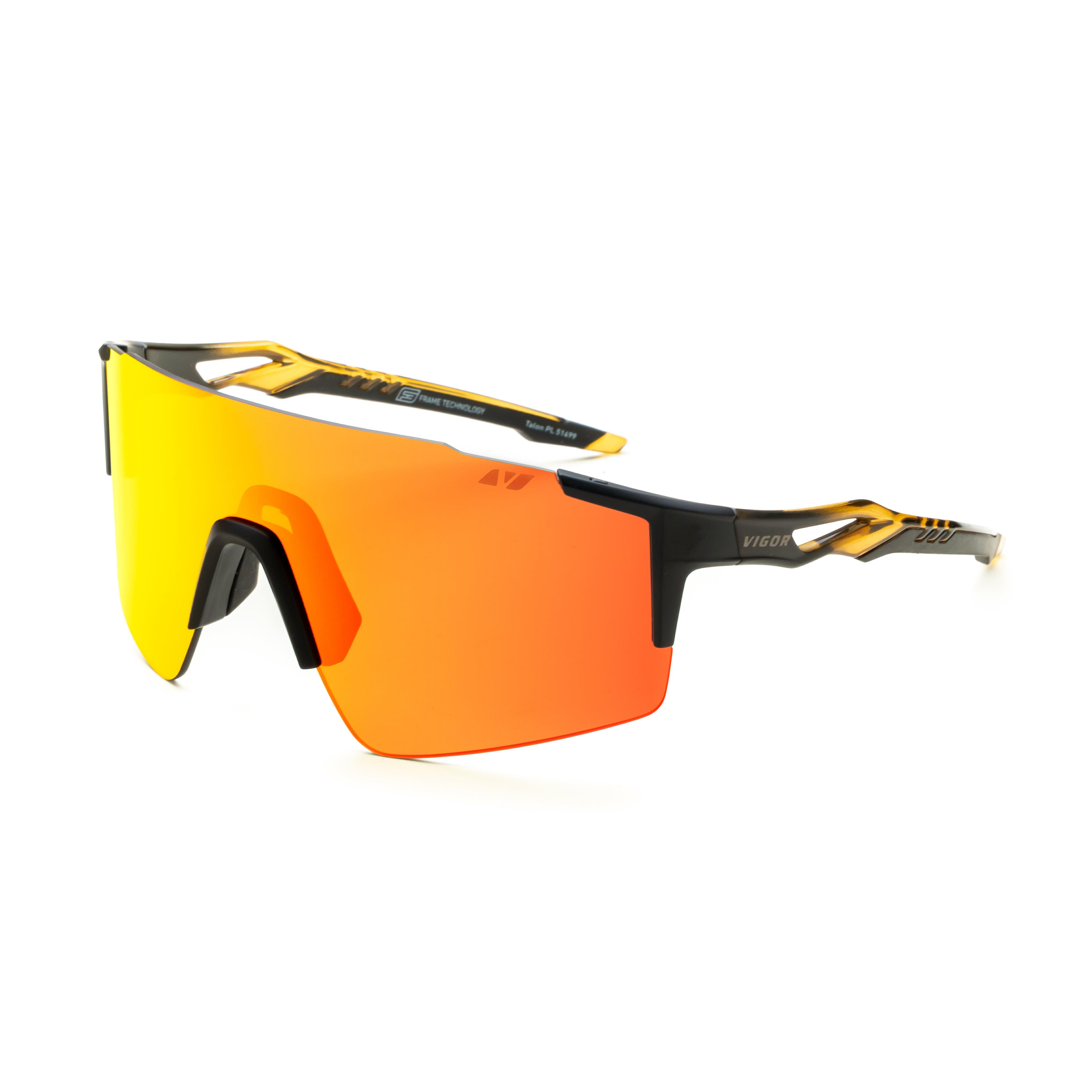 Talon Sunglasses - Black/Beige/Red