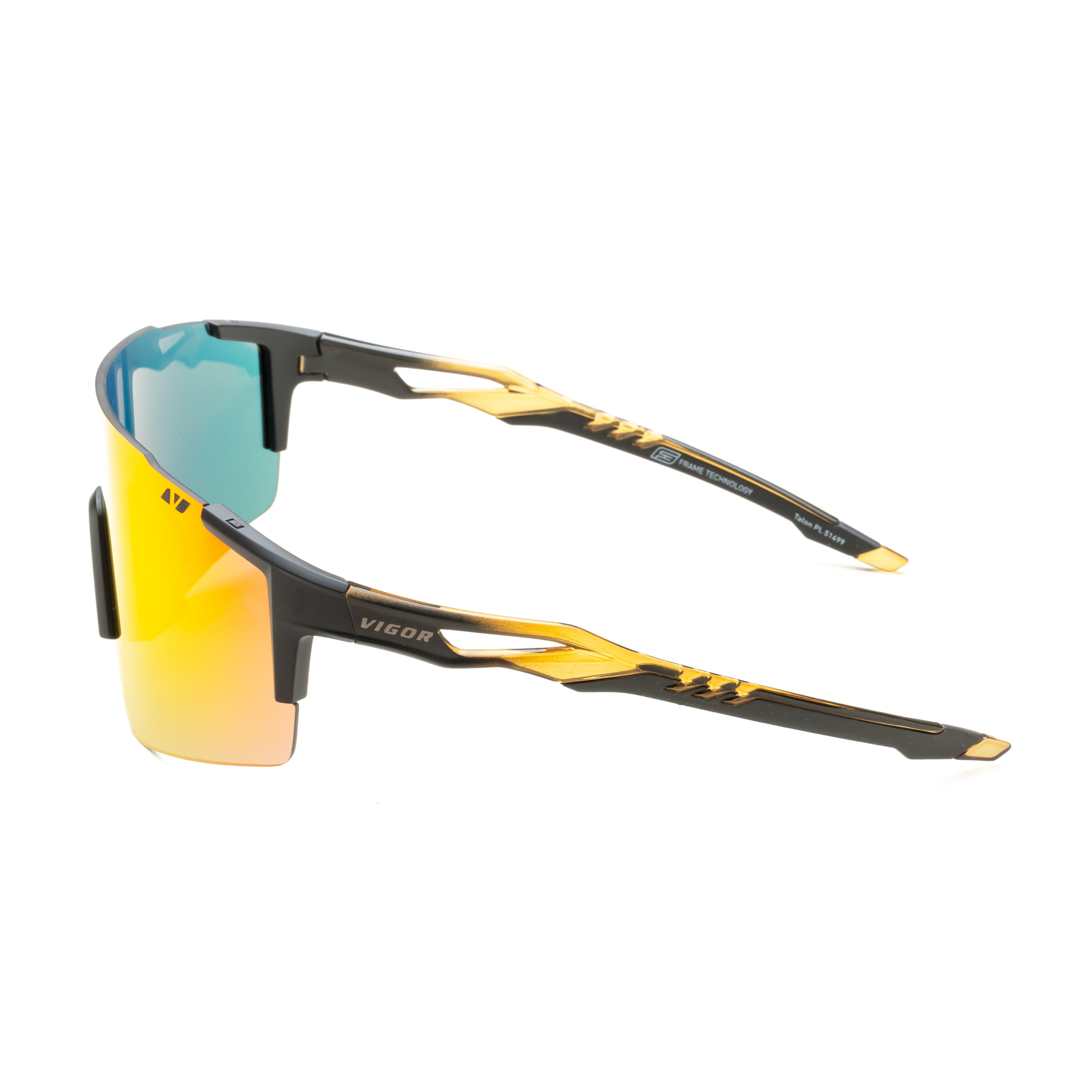 Talon Sunglasses - Black/Beige/Red