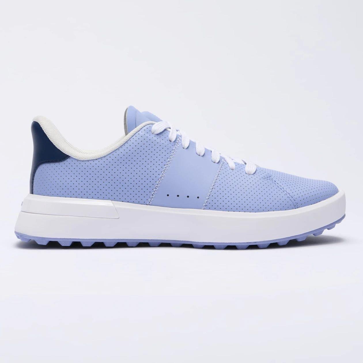 Women's G.112 Perforated Saddle Stripe Hybrid Spikeless Golf Shoe - Blue/Navy