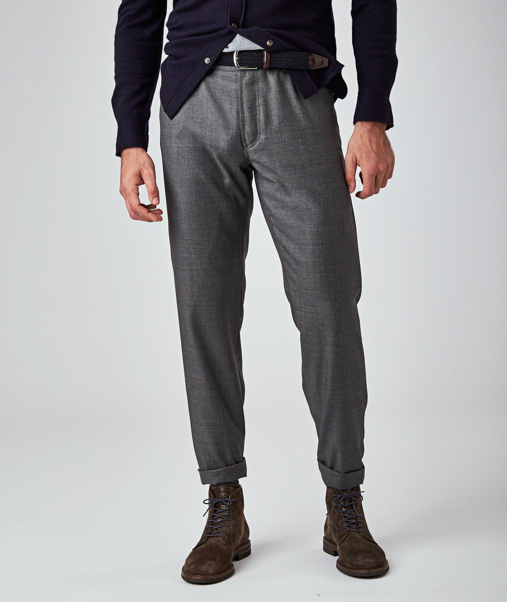 casual wool pants